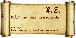 Mármarosi Ermelinda névjegykártya